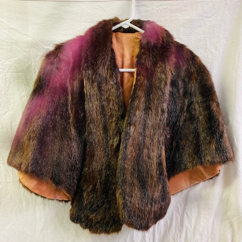 VINTAGE FUR SHAWL